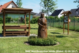 Mönch in der Gemeinde Mönchhagen Mönch in der Gemeinde Mönchhagen