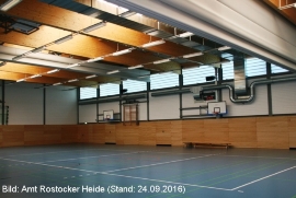 Sporthalle Rövershagen - Innenansicht