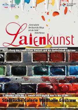 4. Laienkunstausstellung vom 3. Oktober bis 5. Januar 2025 - Plakat